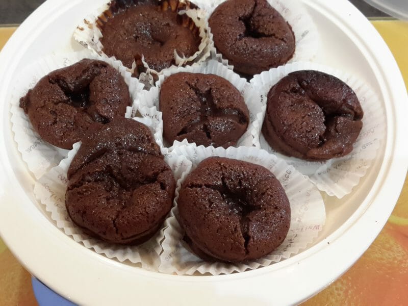 Cliquez pour zoomer ! Moelleux au chocolat cœur fondant Thermomix par tittou