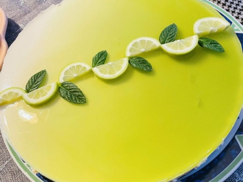 Cliquez pour zoomer ! Bavarois Mojito Thermomix par diabolo80