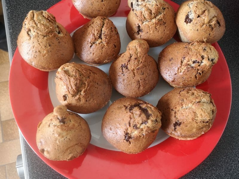 Cliquez pour zoomer ! Muffins aux pépites de chocolat Thermomix par doudonuts