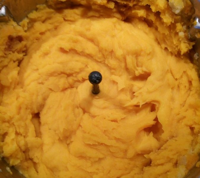 Cliquez pour zoomer ! Purée de potimarron au chorizo Thermomix par Virg inie