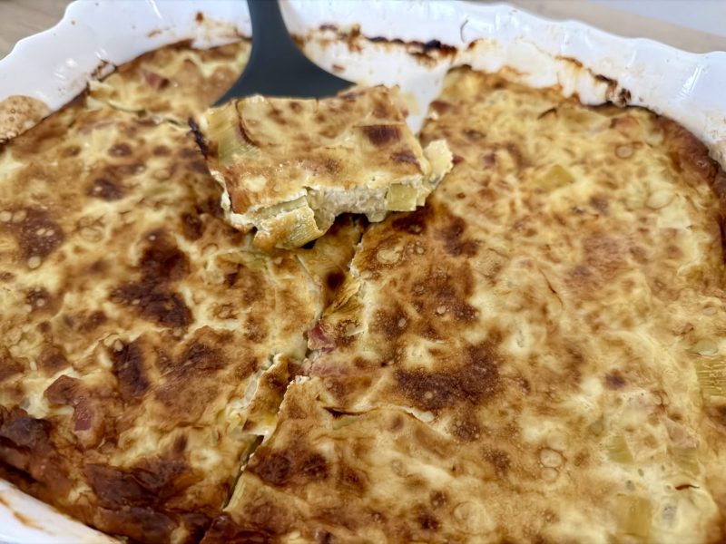 Cliquez pour zoomer ! Flan roquefort et poireaux Thermomix par alison89