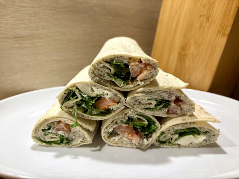 Cliquez pour zoomer ! Wraps tomates, mozzarella et basilic Thermomix par alison89