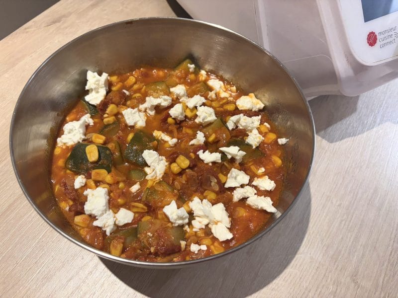 Cliquez pour zoomer ! Poêlée de courgettes à la mexicaine Thermomix par alison89