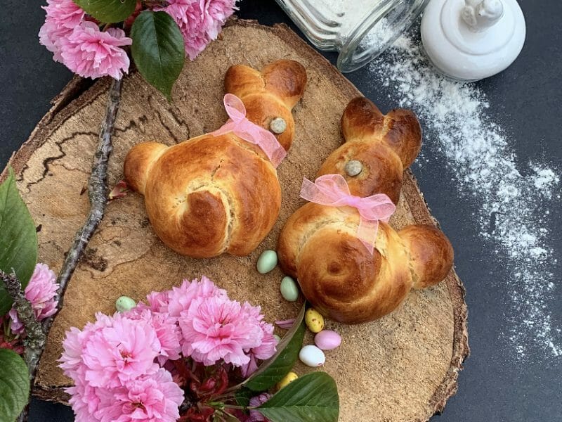 Cliquez pour zoomer ! Brioches lapin de Pâques Thermomix par mermaidmlle
