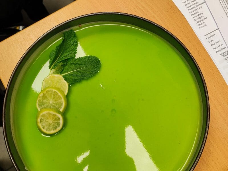 Cliquez pour zoomer ! Bavarois Mojito Thermomix par vivi_74