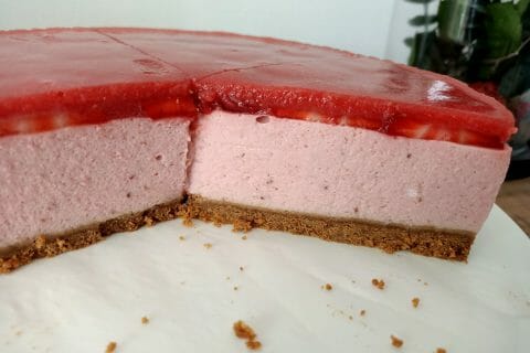 Cliquez pour zoomer ! Bavarois aux fraises Thermomix par louzoechloe