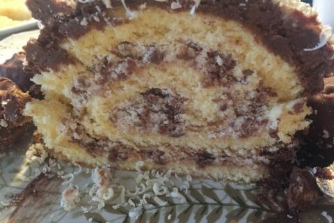 Cliquez pour zoomer ! Bûche Ferrero Rocher Thermomix par dalia_1