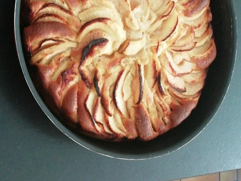 Cliquez pour zoomer ! Gâteau aux pommes et mascarpone Thermomix par choc59