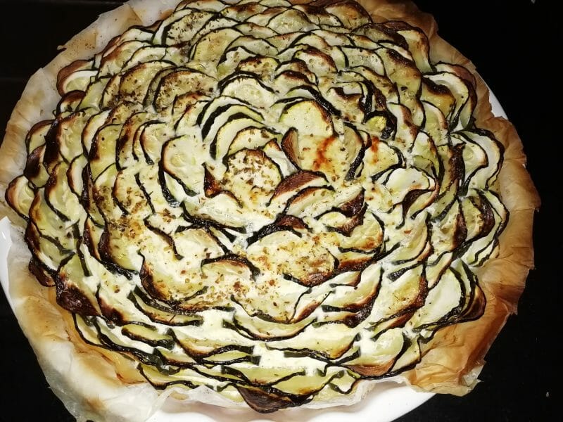 Cliquez pour zoomer ! Tarte courgettes et ricotta Thermomix par choc59