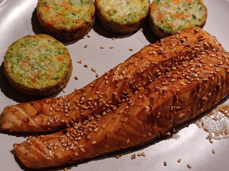 Cliquez pour zoomer ! Saumon teriyaki Thermomix par elodie_90