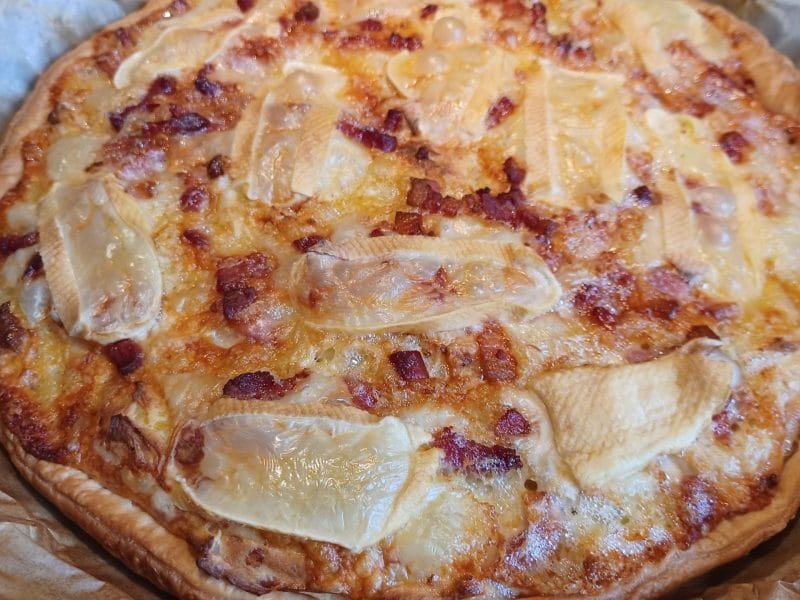 Cliquez pour zoomer ! Tarte aux pommes de terre et lardons Thermomix par elodie_90