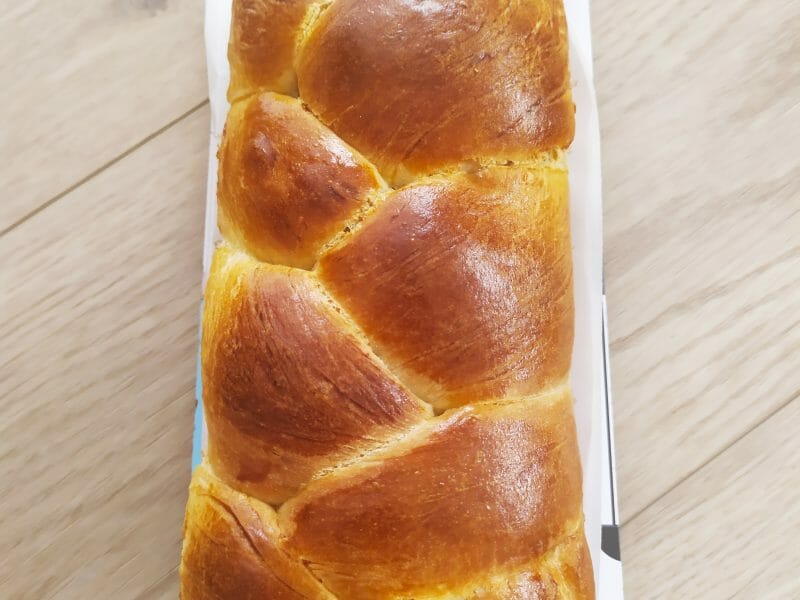 Cliquez pour zoomer ! Brioche tressée à la mie filante Thermomix par elo_27
