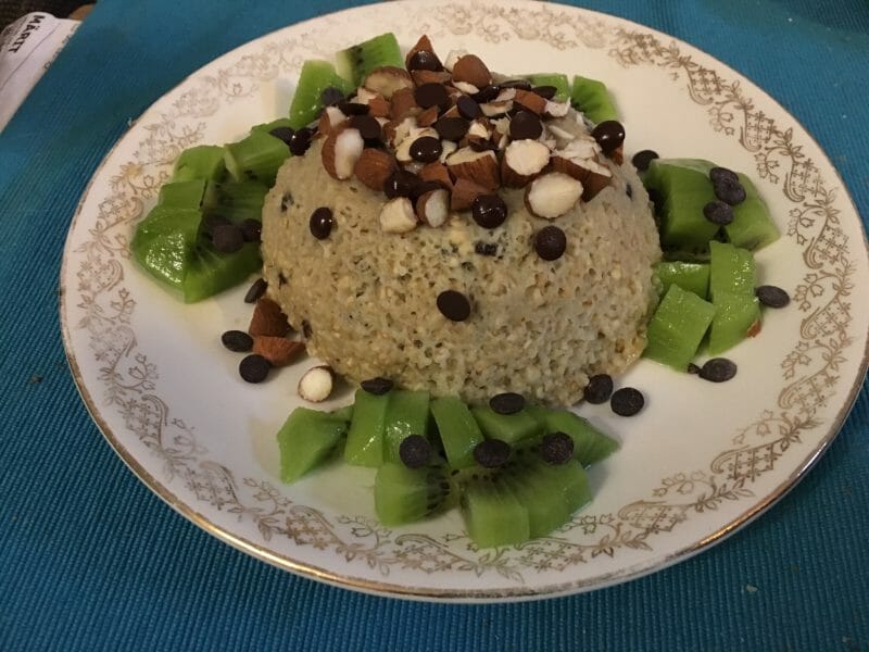 Cliquez pour zoomer ! Bowl cake banane et pépites de chocolat Thermomix par nana0987