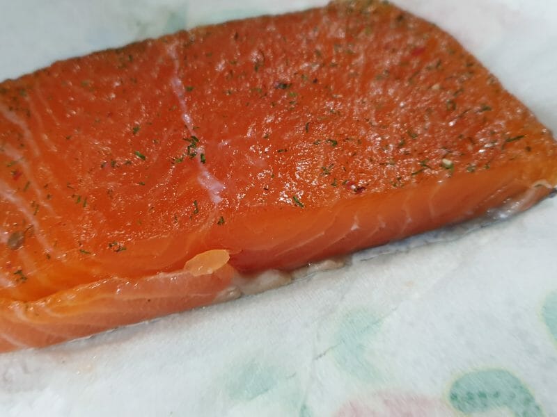 Cliquez pour zoomer ! Saumon gravlax Thermomix par sandrine8637
