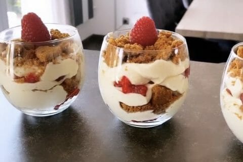 Cliquez pour zoomer ! Tiramisu aux framboises et spéculoos Thermomix par ari_1
