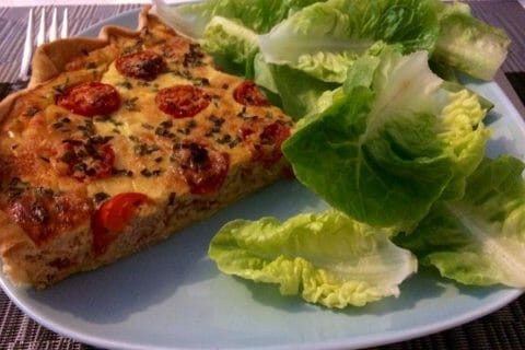 Cliquez pour zoomer ! Tarte au thon, tomate et moutarde Thermomix par Michaelenola
