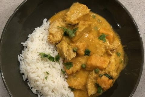 Cliquez pour zoomer ! Curry de poulet aux patates douces Thermomix par nancya