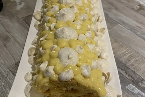 Cliquez pour zoomer ! Bûche au citron meringuée Thermomix par Aliciatoniutti