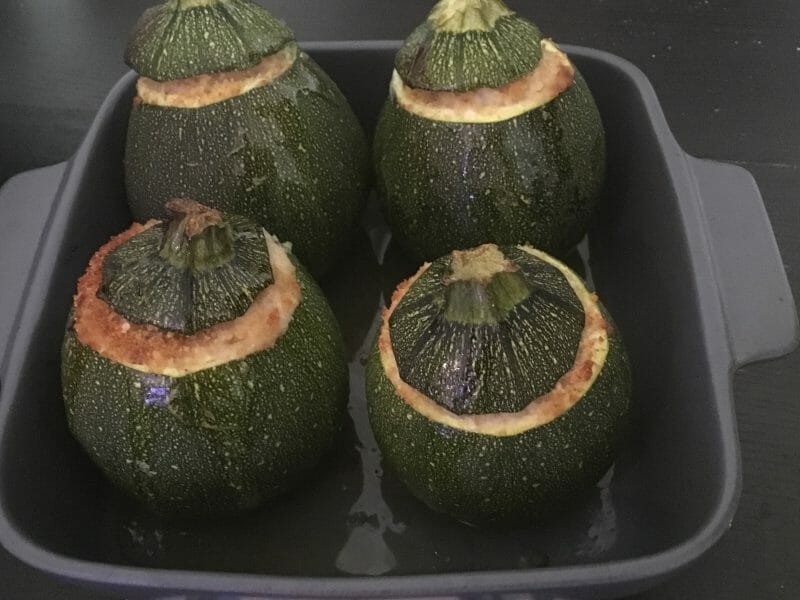 Cliquez pour zoomer ! Courgettes rondes farcies à la ricotta Thermomix par ju2peche