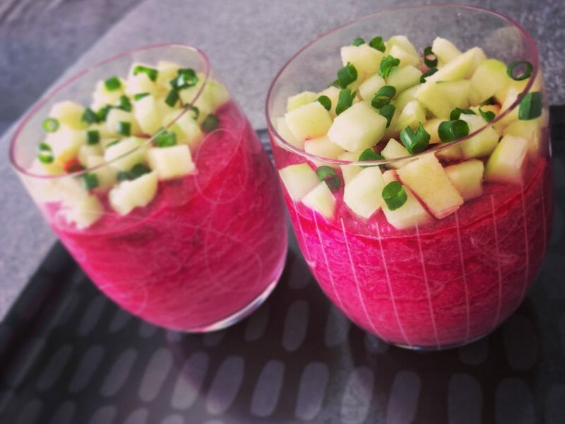 Cliquez pour zoomer ! Gaspacho de betterave et pomme Thermomix par Maymay