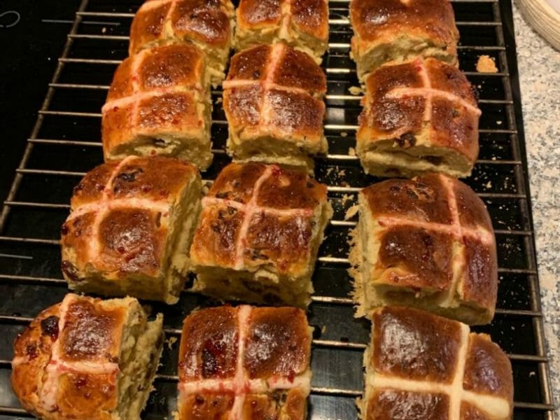 Petit Pain Anglais En 3 Lettres Hot cross buns - petits pains anglais de Pâques au Thermomix - Cookomix