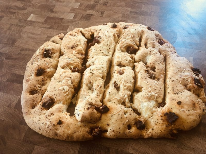 Cliquez pour zoomer ! Fougasse olives et lardons Thermomix par Charlucas83