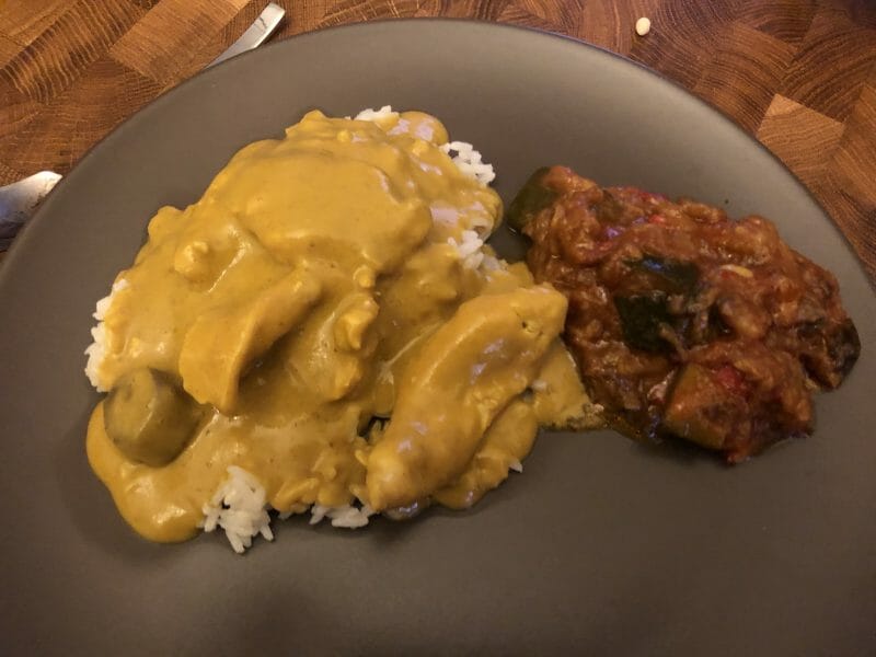 Cliquez pour zoomer ! Poulet coco aux 3 épices Thermomix par Charlucas83