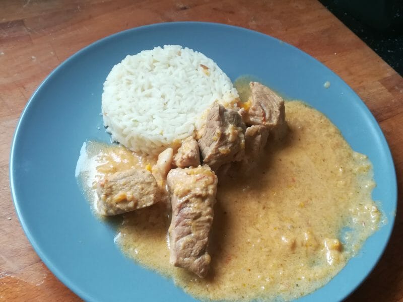 Cliquez pour zoomer ! Sauté de porc au curry Thermomix par virginie_82