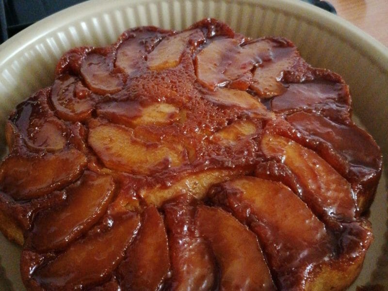 Cliquez pour zoomer ! Gâteau renversé aux pommes caramélisées Thermomix par elodie_92