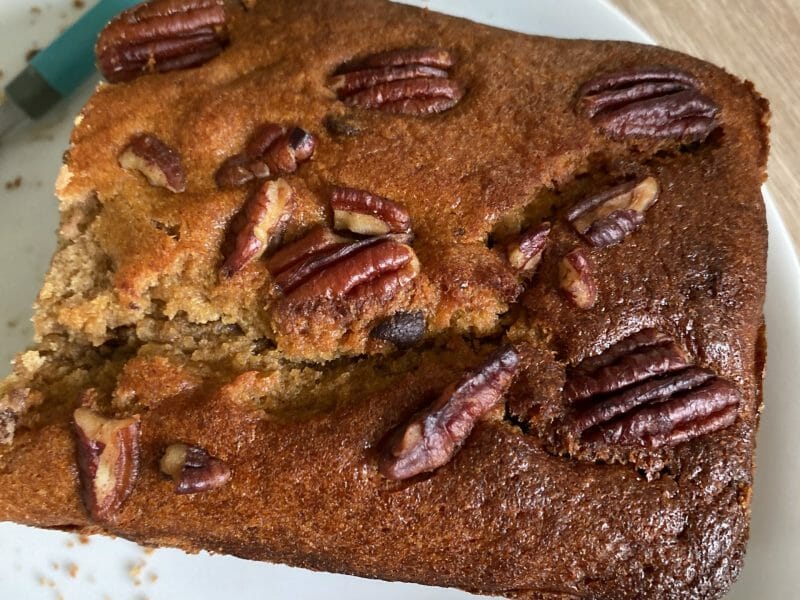 Cliquez pour zoomer ! Banana bread aux noix de pécan Thermomix par cecile_40