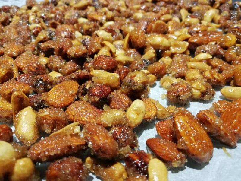 Cliquez pour zoomer ! Amandes grillées à la cannelle et au miel Thermomix par Famille.genelot
