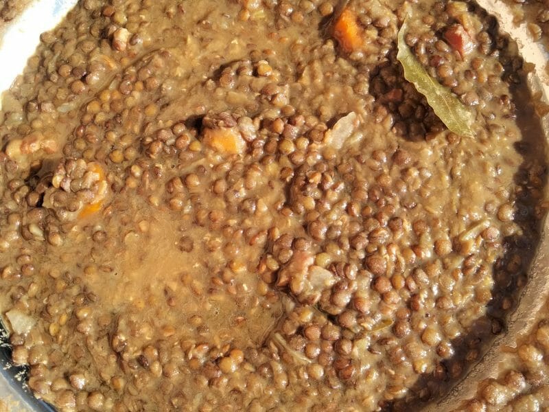 Cliquez pour zoomer ! Lentilles et ses saucisses Thermomix par soflyaway