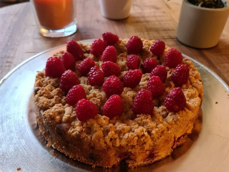 Cliquez pour zoomer ! Crumb cake framboises Thermomix par audreyjlt12