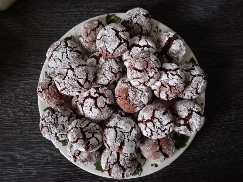 Cliquez pour zoomer ! Craquelés au chocolat Thermomix par yoh63