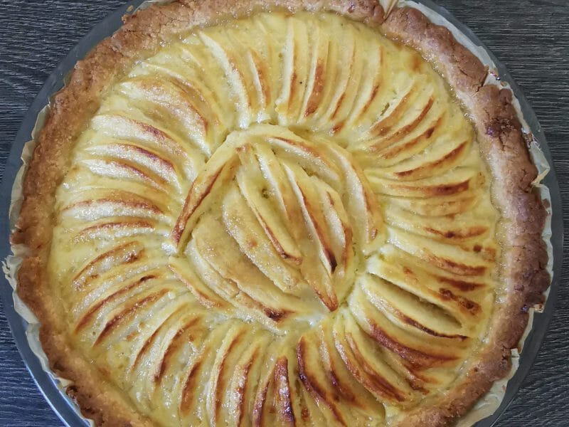 Cliquez pour zoomer ! Tarte aux pommes alsacienne Thermomix par yoh63