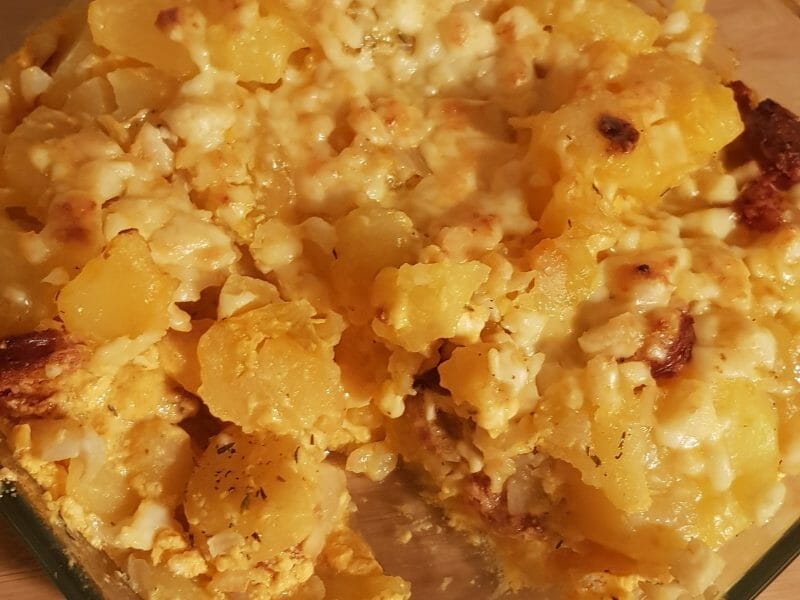 Cliquez pour zoomer ! Gratin de pommes de terre au chorizo Thermomix par taniap