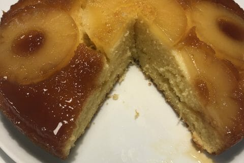 Cliquez pour zoomer ! Gâteau renversé à l’ananas Thermomix par Sophie