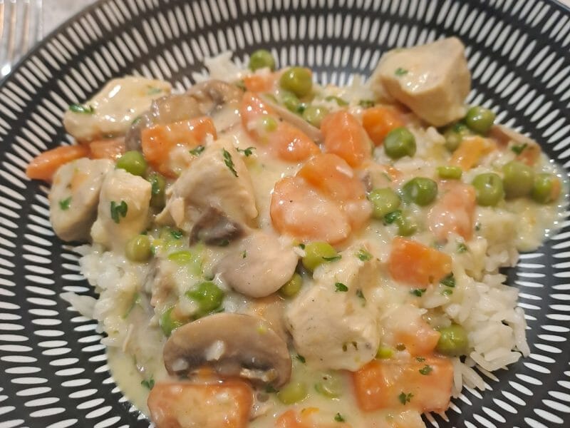 Cliquez pour zoomer ! Fricassée de poulet Thermomix par valperso