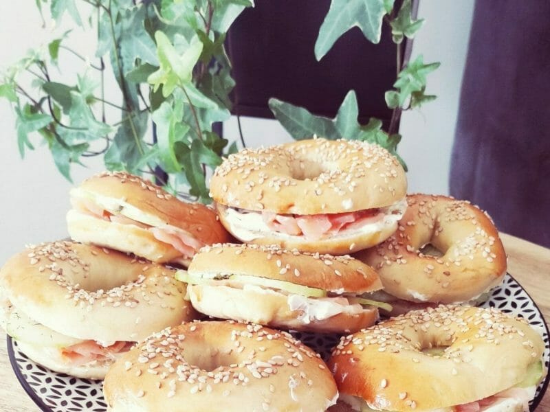 Cliquez pour zoomer ! Bagels au saumon fumé Thermomix par coeur118