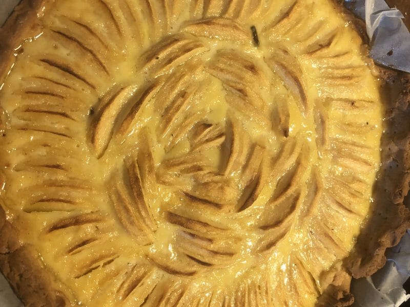 Cliquez pour zoomer ! Tarte aux pommes alsacienne Thermomix par mylounette83