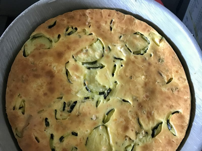 Cliquez pour zoomer ! Clafoutis courgettes et feta Thermomix par fanfandusud