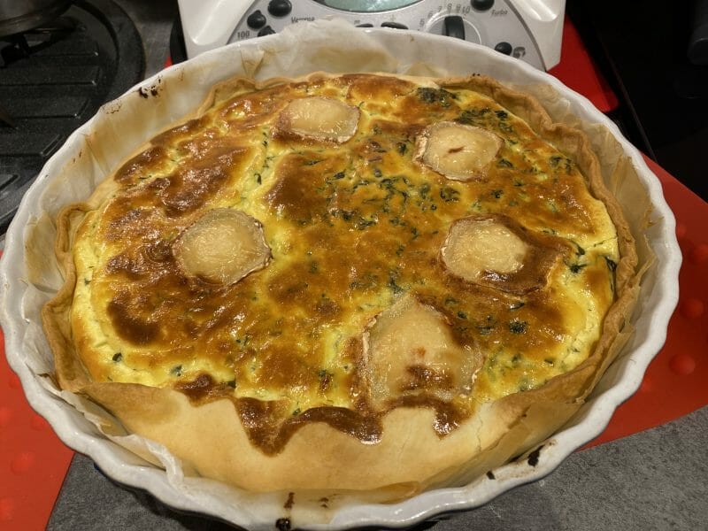 Cliquez pour zoomer ! Quiche au vert de blettes Thermomix par fanfandusud