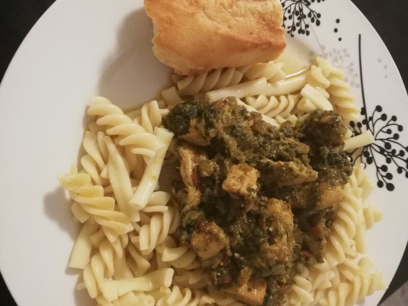 Cliquez pour zoomer ! Poulet Palak Thermomix par oceane_21