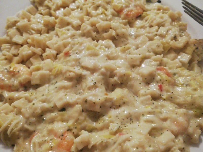 Cliquez pour zoomer ! Crevettes roses aux poireaux Thermomix par oceane_21