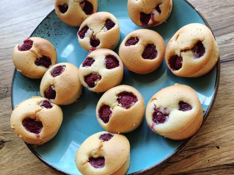 Cliquez pour zoomer ! Visitandines aux framboises Thermomix par lulu9068