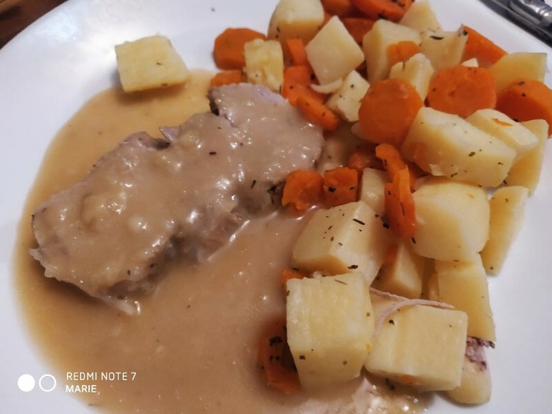 Cliquez pour zoomer ! Roti de porc sauce échalote Thermomix par ma_11