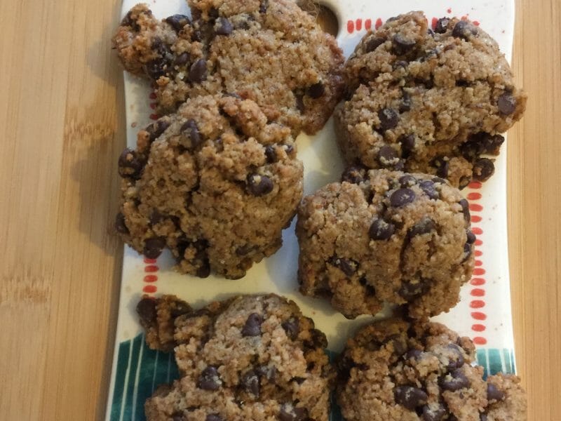 Cliquez pour zoomer ! Cookies au pain rassis et pépites de chocolat Thermomix par djou_35