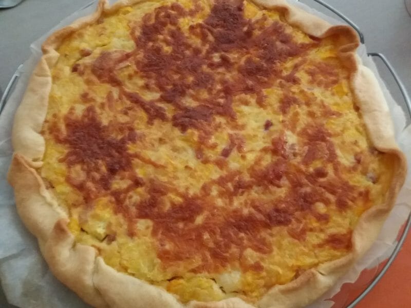 Cliquez pour zoomer ! Tarte courgette, jambon & chèvre Thermomix par Sandrine_Stephane