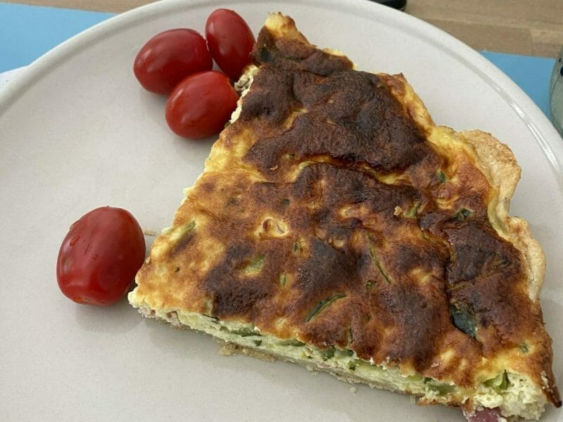 Cliquez pour zoomer ! Quiche saumon et courgettes Thermomix par Lo ri