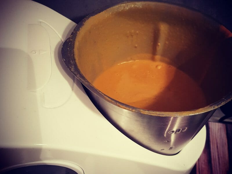 Cliquez pour zoomer ! Mouliné de lentilles corail à l’indienne Thermomix par lou2309